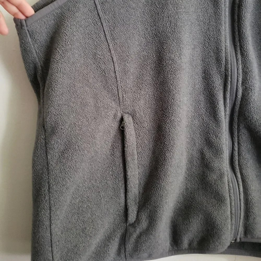 Amazon Essentials Men's Polar Fleece Vest Full Zip Charcoal XL